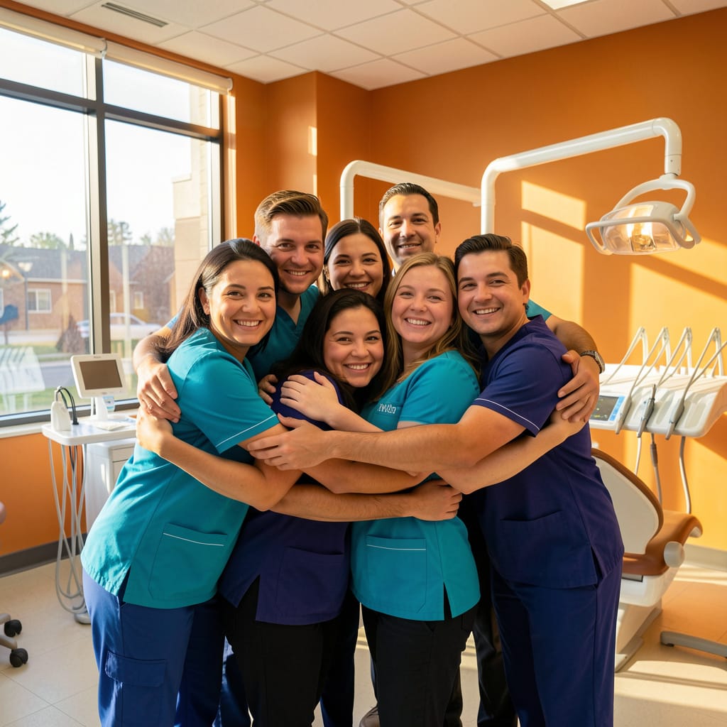 Scopri i 10 punti fondamentali per creare una squadra perfetta nello studio dentistico tra segreteria, assistenti e dentista.