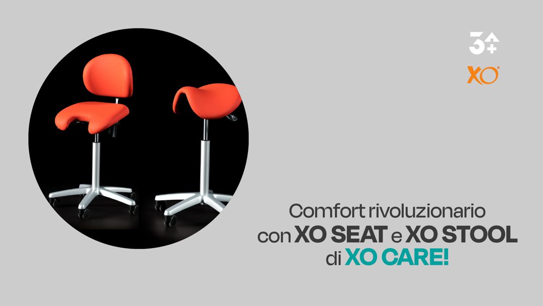 Sedute ergonomiche XO per dentisti: rivoluziona il comfort e la produttività nel tuo studio